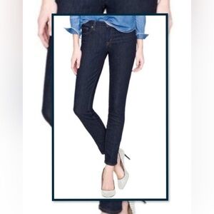 J.CREW TOOTHPICK STRETCH ANKLE DENIM JEANS 29